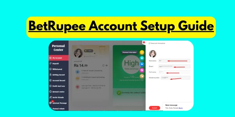 BetRupee Account Setup